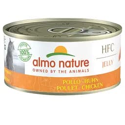 Вологий корм для котів Almo Nature HFC Cat Jelly, з куркою, 150 г (5132H)