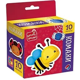 Гра розвиваюча Vladi Toys Набір магнітів Комахи VT3106-32 Різнокольоровий