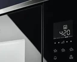 Мікрохвильова піч Electrolux вбудована 20л електронне керування 700Вт дисплей чорний+нерж - мініатюра 2
