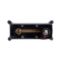 Змішувач для умивальника Qtap Gemini прихованого монтажу QTGEM273BLM45694 Black matt Чорний матовий - мініатюра 4