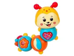 Погремушка трещотка музыкальная Limo Toy Гусеница