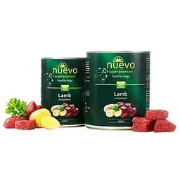 Консервы Nuevo Adult ягненок/картофель для взрослых собак всех пород 800 гр