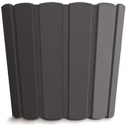 Горщик для квiтiв Prosperplast Boardee Basic круглий, 120 мм, антрацит (25081-433)