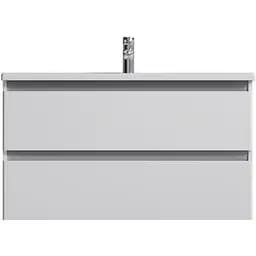 Тумба підвісна AM.PM X - Joy 100 см з умывальником (M85-FHX1002-WC1002WG38)