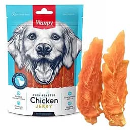 Wanpy Chicken Jerky ванпи філе курки в'ялене ласощі для собак 0.1кг
