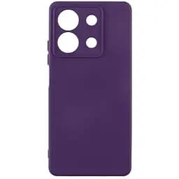 Чохол Silicone Cover з рамкою камери A Xiaomi Redmi Note 13 Pro 5G/Poco X6 5G Purple