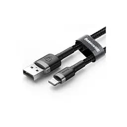 Кабель для заряджання чорний Baseus Data Lightning 2.4A 1 м CALKLF-EG1