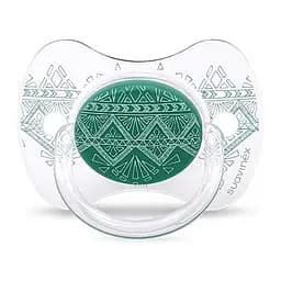 Пустушка симетрична Suavinex Couture, 18+ міс., зелений (304235)