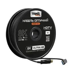 Кабель HDMI V2.1 оптичний 60м Trinix (AOC-HDMI8k-60m) (74-00148) - мініатюра 3