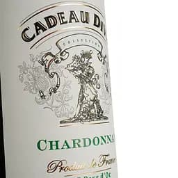 Вино Cadeau Divin Chardonnay IGP Pays d'Oc біле сухе 0.75 л - мініатюра 3