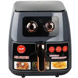 Повітряна фритюрниця RAF R5295 XPRO 8 л чорна (43971-R5294_2609)