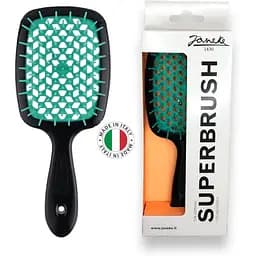 Щітка для волосся Janeke Superbrush Standard чорна з бірюзовим - мініатюра 2
