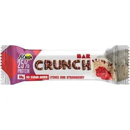 Батончик FitWin Crunch Bar 25%, 12*50 грам - Лічі-полуниця - мініатюра 2