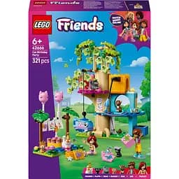 Конструктор LEGO Friends День рождения кота и дом на дереве 321 деталь (42666)
