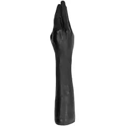 Рука для фістингу All Black Fisting Dildo 38 cm чорний