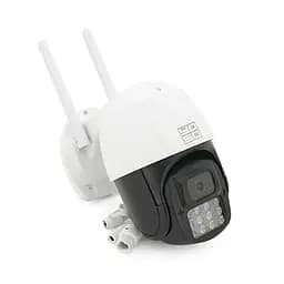 Відеокамера YOSO 3 Мп Wi-Fi вулична з мікрофоном SD карткою YO-IPC57D3MP50 PTZ 2.8mm V380