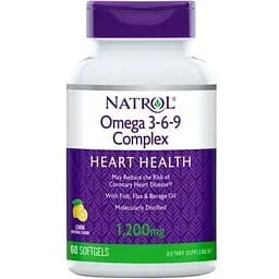 Жирні кислоти Natrol Omega 3-6-9 Complex 60 капсул
