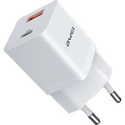 Зарядний пристрій AWEI PD12 Type-C Charger White