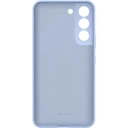 Оригінальний силіконовий чохол Samsung Silicone Cover для Samsung Galaxy S22 Plus (S906) EF-PS906TLEGRU Artic Blue - мініатюра 6