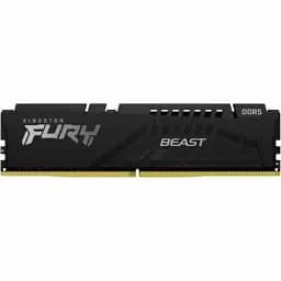 Пам'ять 16Gb x 2 (32Gb Kit) DDR5, 5600 MHz, Kingston Fury Beast, Black, 36-38-38, 1.25V, з радіатором (KF556C36BBEK2-32) - мініатюра 3