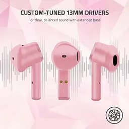 Навушники бездротові Razer hammerhead True Wireless RZ12-02970600-R3M1 рожеві - мініатюра 4