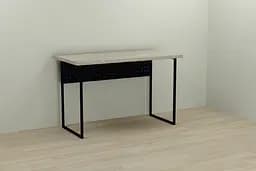 Компьютерный стол Ferrum-decor Майк 75x100x60 черный ДСП Дуб Сонома 32мм (FRD-103853)