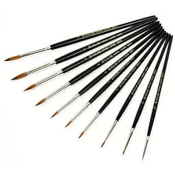 Кисть колонок круглая Classic 3007R №000 короткая ручка Kolos