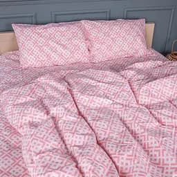 Комплект постільної білизни бязь MIRSON Abstract Pink 175х210см (2200013166696)