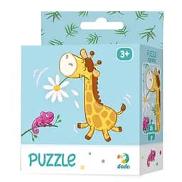 Детский пазл "Жирафик с хамелеоном" DoDo Toys 300163, 16 элементов
