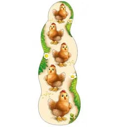 Настольная игра-сортер Курочки Ubumblebees (ПСФ064) PSF064 больше-меньше