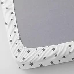 Набір простирадл на резинці Cosas BEIGE/GREY STARS 160х200х20 см (Set_Beige_StarGrey_160x200_2) - мініатюра 5