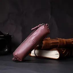 Жіноча шкіряна ключниця GRANDE PELLE 14х3х4 см acs0028320 - мініатюра 5
