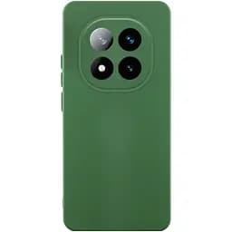 Чохол Ummi Lakshmi Silicone Cover Full Camera (AA) для Xiaomi Poco X7 Зелений / Dark green