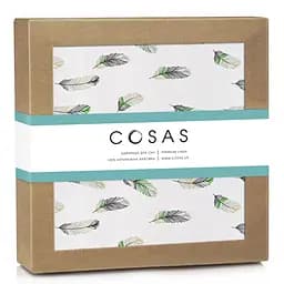 Пелюшки фланелеві Cosas Feathers 80х100 см, білі