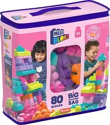 Конструктор Mega Bloks First Builders Рожевий, 80 деталей (DCH62)