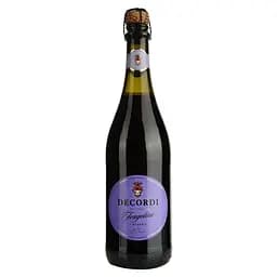 Вино игристое Decordi Fragolino Rosso, красное, полусладкое, 7,5%, 0,75 л