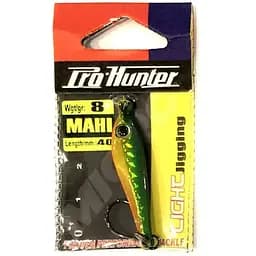 Пількер Prohunter Mahi with single hook 8g Зелений/Жовтий (1013-9637.00.97)