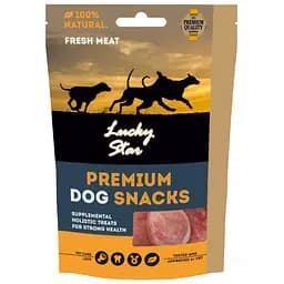 Ласощі для собак Lucky star Медальйони з курячого м'яса 3 см 85 г