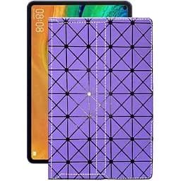 Чехол StatusCASE из экокожи для планшета Huawei MatePad Pro 10.8 Фиолетовый ромб
