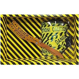 Набір сувенірних дерев'яних ножів Сувенір-декор Box Метелик Gold BALG-B