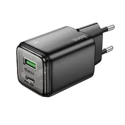 Сетевое зарядное устройство Hoco N52 Monsoon PD20W+QC3.0 charger(EU) Черный