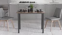 Стіл універсальний Knap Ferrum-decor 750x1200x700 Чорний метал ДСП Дуб Сонома Трюфель 16 мм (FRD-106374) - мініатюра 3