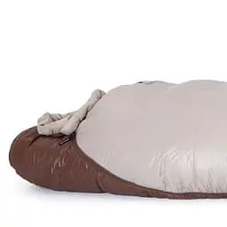 Спальник з натуральним пухом Naturehike Snowbird NH20YD001, p-р M, коричневий 350 г - мініатюра 4