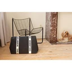 Сумка Childhome Mommy bag Signature - Canvas Black, чорна (CWMBBSCBL) - мініатюра 15