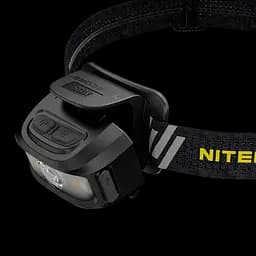 Налобний ліхтар Nitecore NU35 460лм 3xAAA Type-C з білим та червоним світлом - мініатюра 6