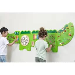 Уцінка. Бізіборд Viga Toys Крокодил 5 секцій (50346FSC)  - мініатюра 6