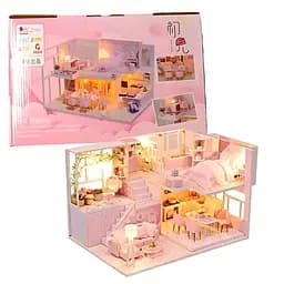 3D конструктор Румбокс Ляльковий будиночок Sweet Story своїми руками, світлові ефекти