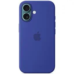 Силіконовий чохол CasePro Silicone Case with MagSafe Ultramarine для iPhone 16 - мініатюра 4