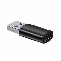 Адаптер Baseus Ingenuity Series Mini OTG Adaptor USB 3.1 мама to Type-C тато чорний - мініатюра 2
