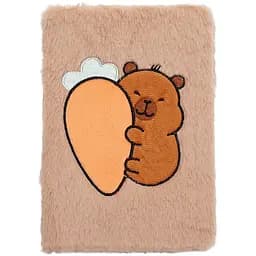 Блокнот плюшевий ZiBi Kids Line Capybara 9 А5 80 аркушів у клітинку, дизайн в асортименті (ZB.700023) - мініатюра 4
